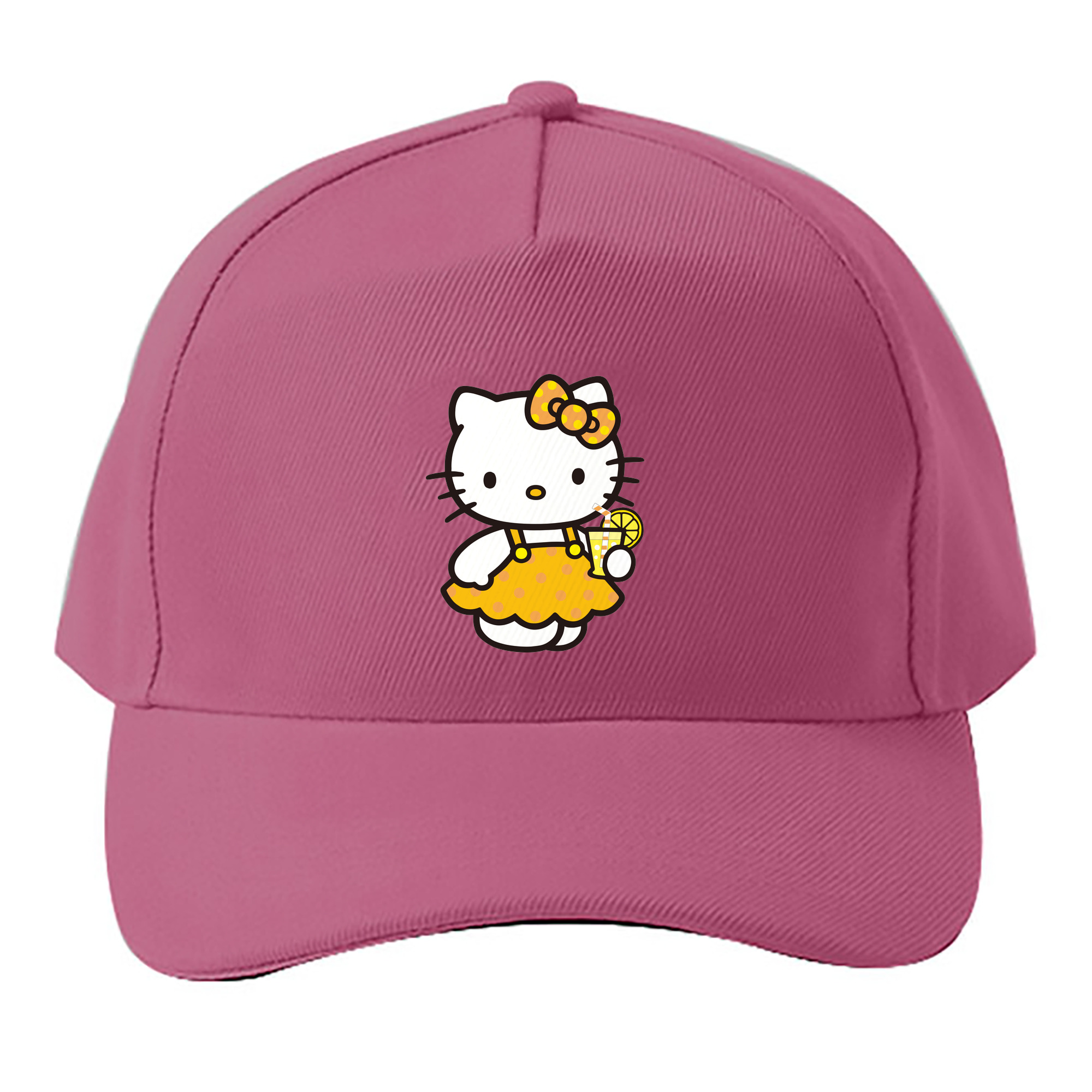 （画像用） Hello Kitty ハローキティ ベースボールキャップ 綿100％ 男女兼用 帽子 スポーツ